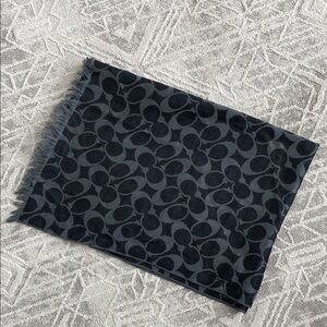 Black Patterned Scarf